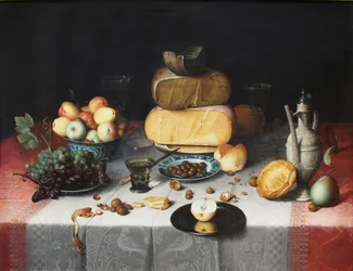 Nature morte avec fromages